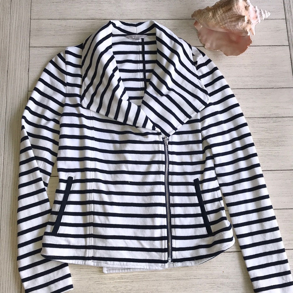 Striped GAP moto jacket - Picture 4 of 8